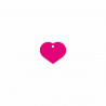 Placa identificativa para collar Imarc Heart Rosa
