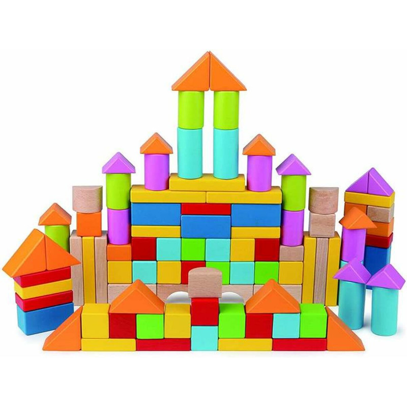 Jogo de Construção com Blocos Hape 101 Peças 27 x 22 x 13 cm