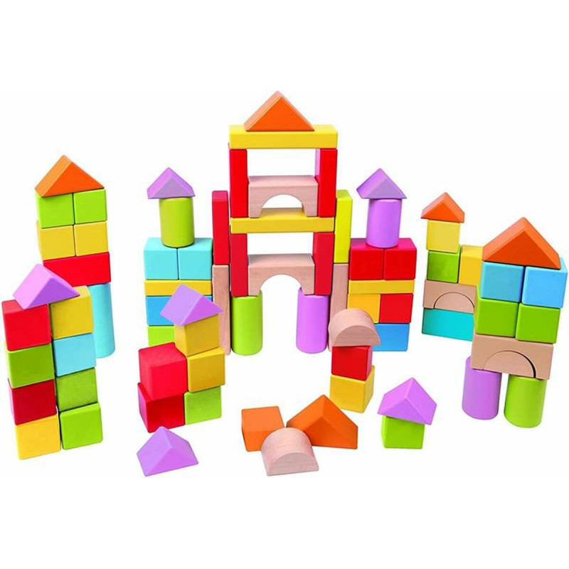 Jogo de Construção com Blocos Hape 101 Peças 27 x 22 x 13 cm