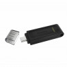 USB Pendrive Kingston DT70/128GB usb c Schwarz 128 GB