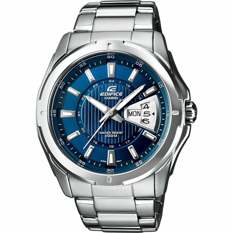 Herrenuhr Casio EF-129D-2AVEF Silberfarben 45 mm Edelstahl
