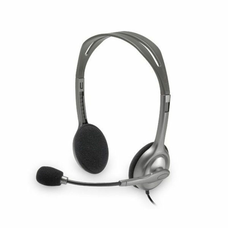 Auriculares com microfone Logitech 981-000271           2 x Jack 1,4 m