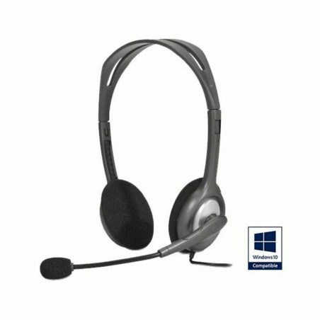Casques avec Microphone Logitech 981-000271           2 x Jack 1,4 m