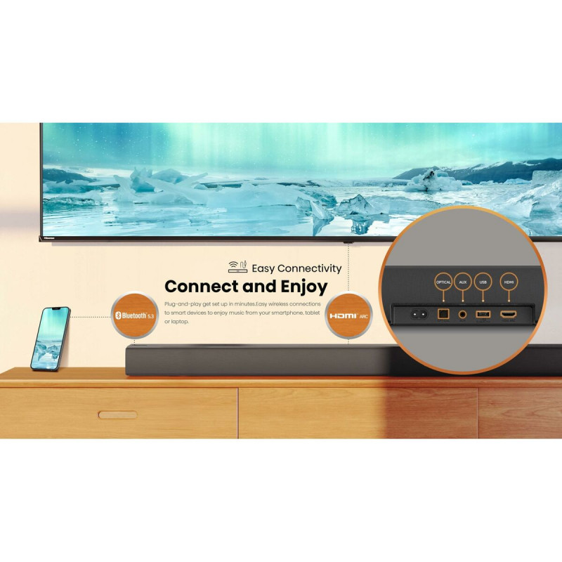 Soundbar Hisense HS3100 Schwarz 480 W