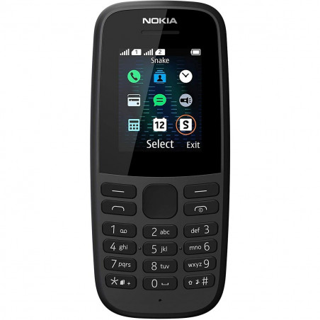 Teléfono Móvil Nokia 105 2019 1,77" 2 GB Negro