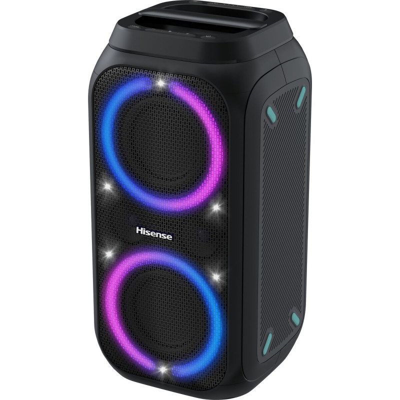 Tragbare Bluetooth-Lautsprecher Hisense Party Rocket 160 Schwarz 160 W
