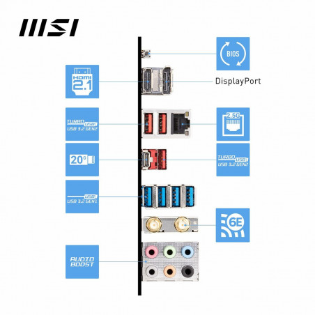 Motherboard MSI AMD AM5 AMD AMD B650