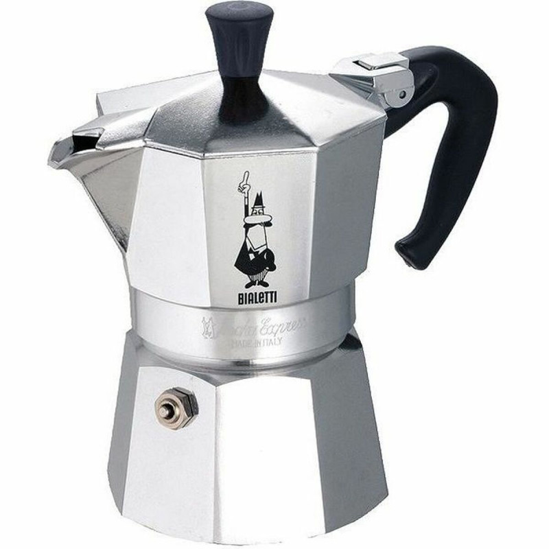 Caffettiera Italiana Bialetti Moka Express Alluminio 3 Tazze
