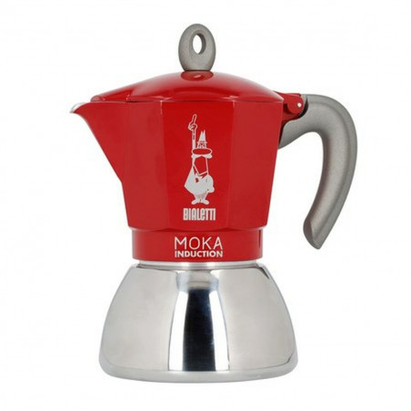 Cafeteira Italiana Bialetti Moka Induction rouge Metal