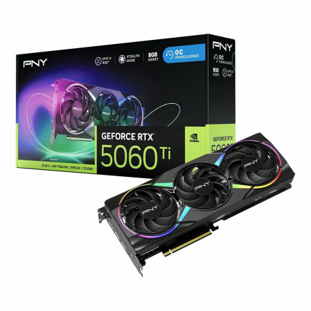 Placa Gráfica PNY geforce rtx 5060 ti 8 GB GDDR6X GDDR7