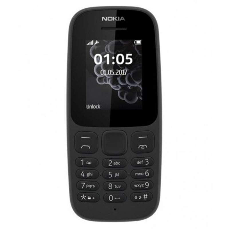 Téléphone Portable Nokia 105 DualSIM 1,45" Noir