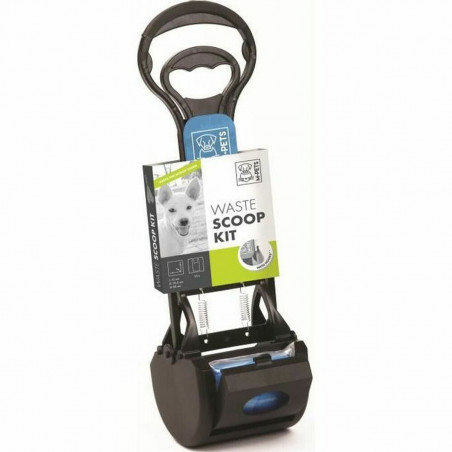 Pá MPETS 38 x 12 x 10,5 cm Preto/Azul Plástico