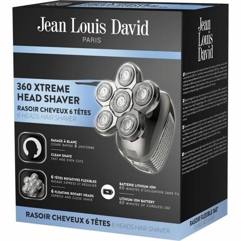 Haarschneidegerät Jean Louis David JLD 360 XTREME HEAD SHAVER 6 Stücke