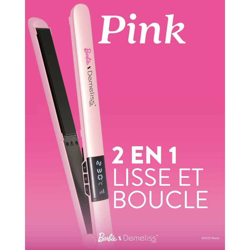 Piastra per Capelli Demeliss Rosa