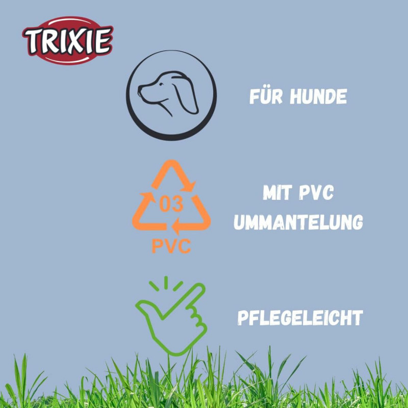 Dog collar Trixie CityStyle Black L 45-52 cm 42-52 cm