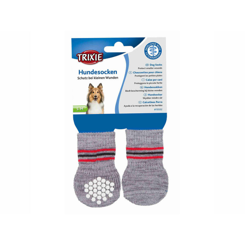 Calcetines Trixie Gris L/XL Perro