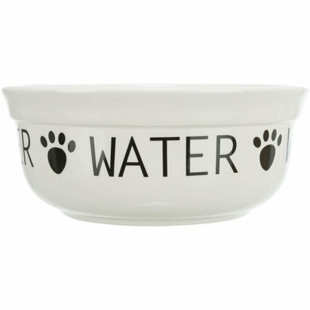 Mangeoire pour chiens Trixie Blanc Noir Ø 13 cm 250 ml