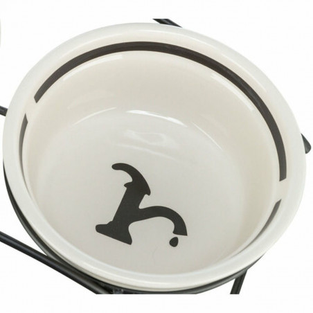 Ciotola per cani Trixie Bianco Nero Ø 13 cm 250 ml