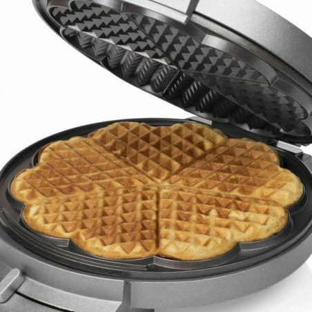 Waffeleisen Princess Princess 132380 1200 W Schwarz Silberfarben Stahl