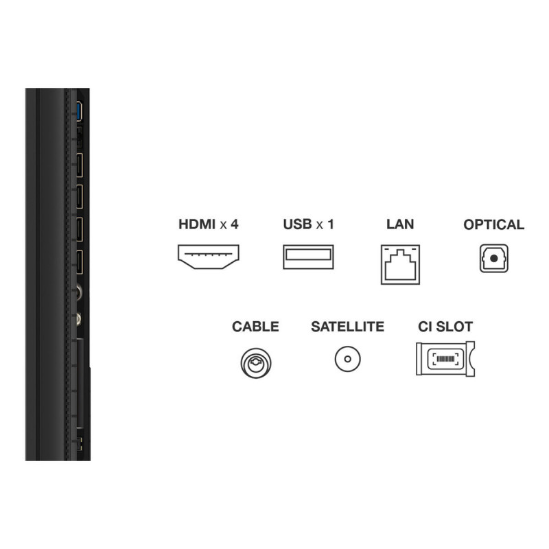 Smart TV TCL 85P8K 85" 4K Ultra HD HDR QLED