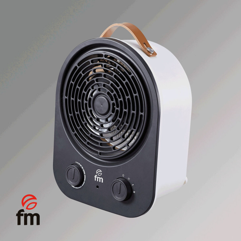 Aquecedor Grupo FM TH-22 Branco Preto 2000 W