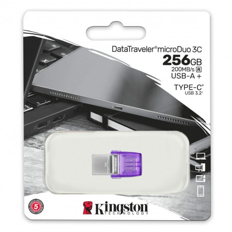 Memoria USB Kingston DTDUO3CG3/256GB Nero Viola 256 GB