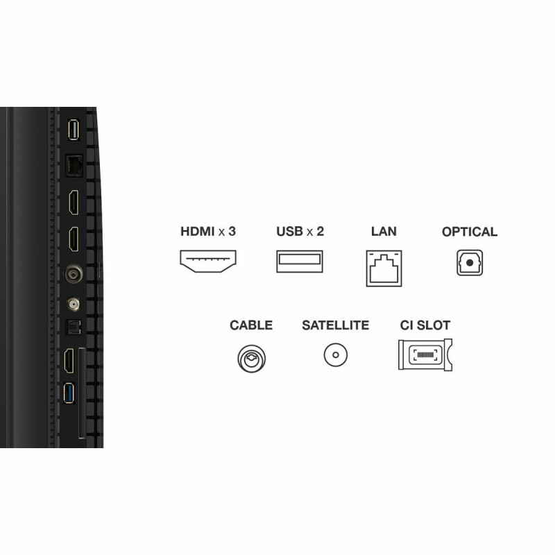 TV intelligente TCL 55P7K 55" 4K Ultra HD HDR QLED