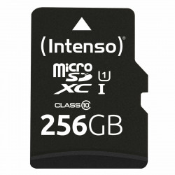 Micro SD Memory Card with Adaptor INTENSO 3423492 256 GB