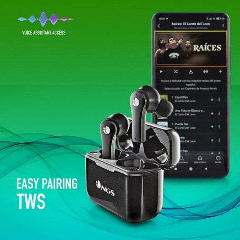 Oreillette Bluetooth NGS ARTICABLOOMBLACK Noir