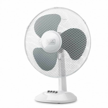 Table Fan Black & Decker ES9440030B White Black 40 W