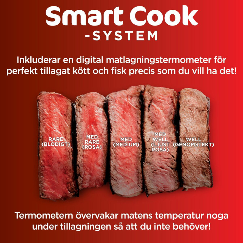 Barbecue Portable NINJA AG351EU 5EN1 Metal Stainless steel