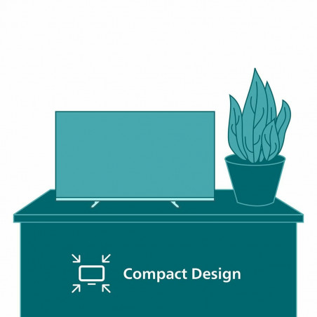 TV intelligente Philips 24PHS6000 24" HD LED HDR