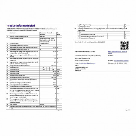 TV intelligente Philips 24PHS6000 24" HD LED HDR