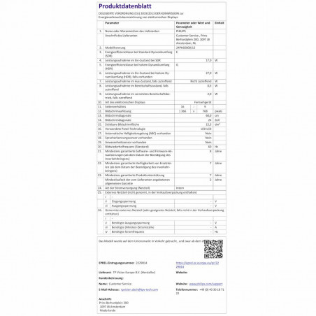 Smart TV Philips 24PHS6000 24" HD LED HDR