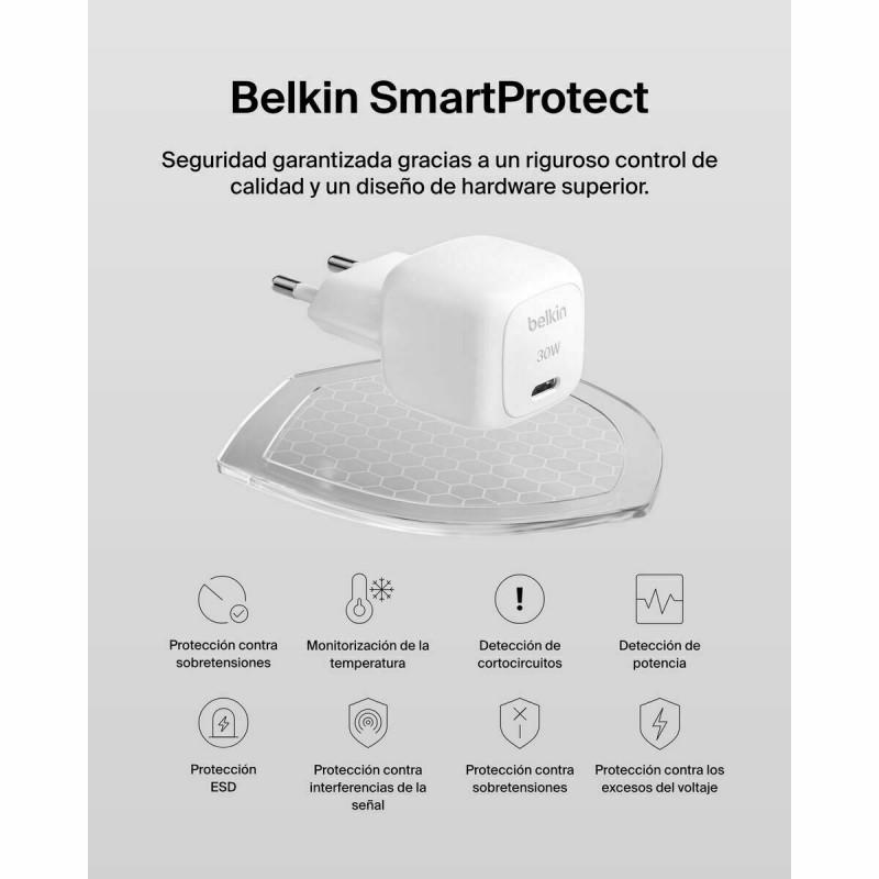 Cavo Lightning Belkin WCA008KQWH Bianco 30 W