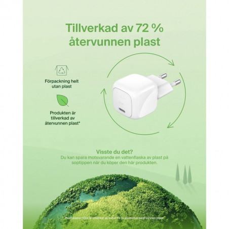 Câble Lightning Belkin WCA008KQWH Blanc 30 W