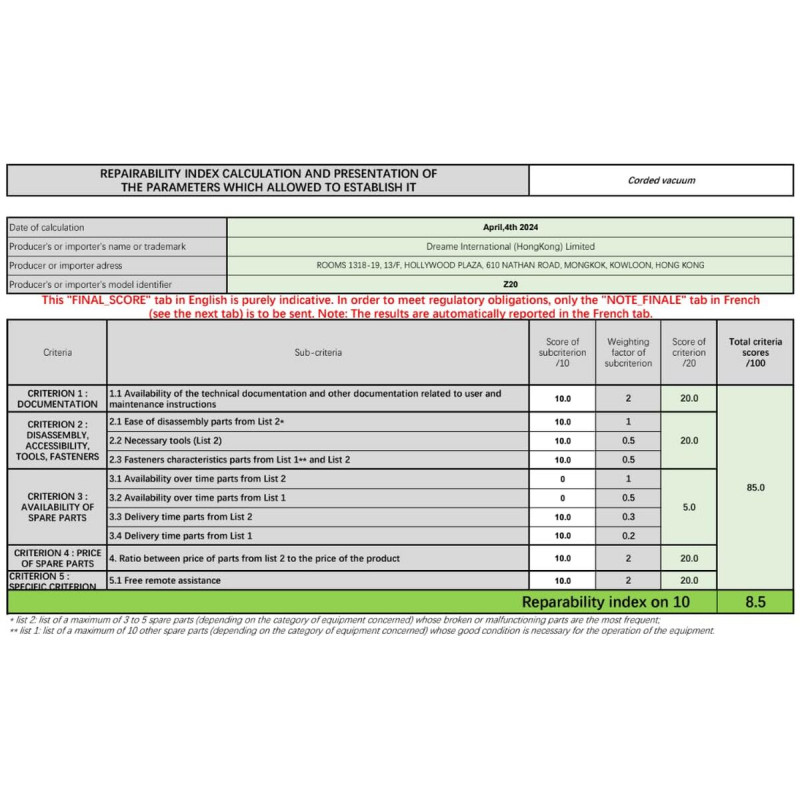 Besenstaubsauger Dreame Z20