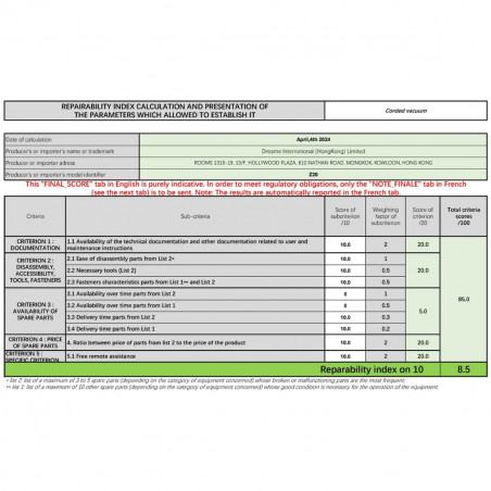 Aspirador Escoba Dreame Z20