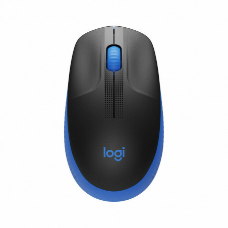 Rato sem Fios Ótico Logitech M190 1000 dpi Azul Preto/Azul