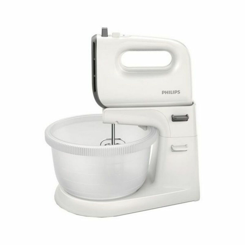 Misturadora-Amassadeira de Pão com Taça Philips Amasadora HR3745/00 450 W Branco Preto 3 L