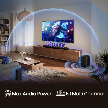 Soundbar Hisense AX5100Q 580 W Black