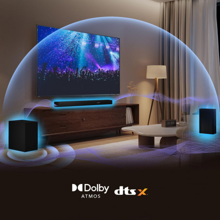 Barra de Sonido Hisense AX5100Q 580 W Negro