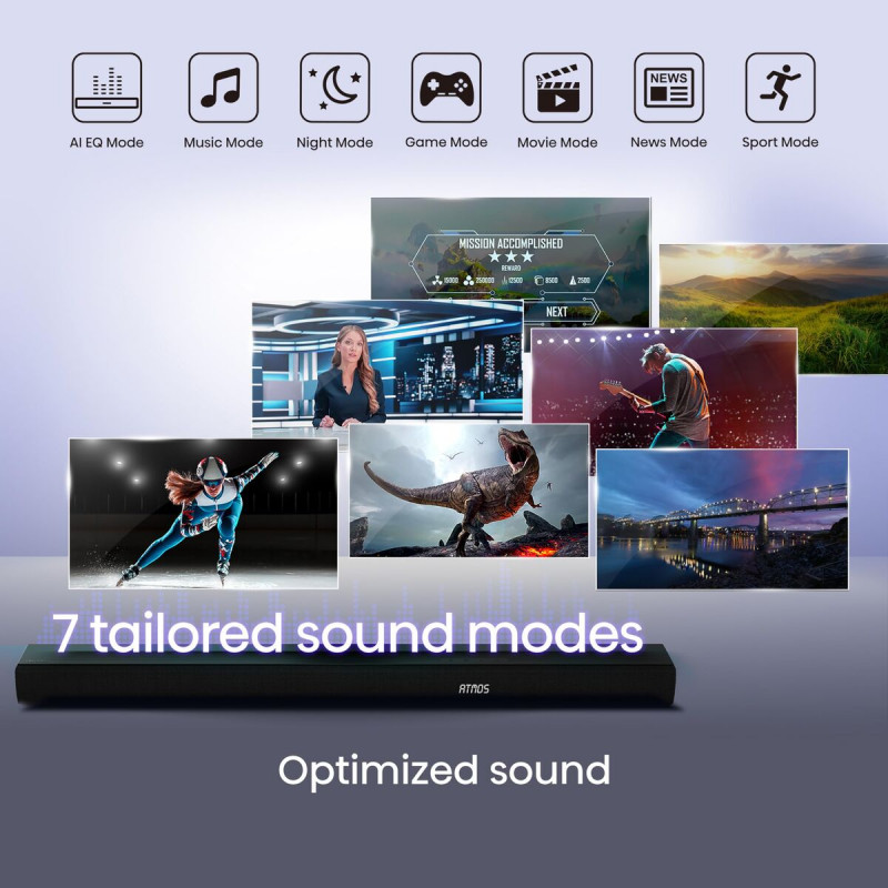 Barra de Sonido Hisense AX5100Q 580 W Negro