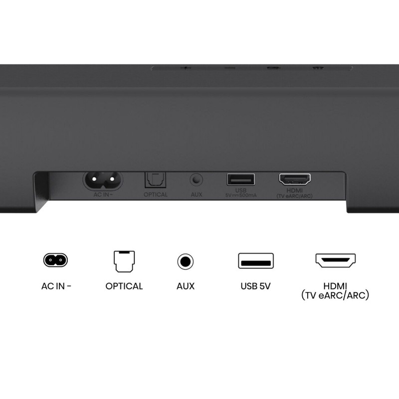 Barra de Sonido Hisense AX5100Q 580 W Negro