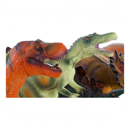 Dinossauro DKD Home Decor 6 Unidades 48 x 23 x 34,5 cm Macio