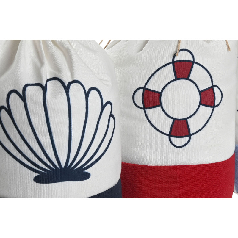 Router DKD Home Decor Azul Branco Vermelho