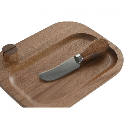 Cheese board Home ESPRIT Natural 19,5 x 15 x 3 cm