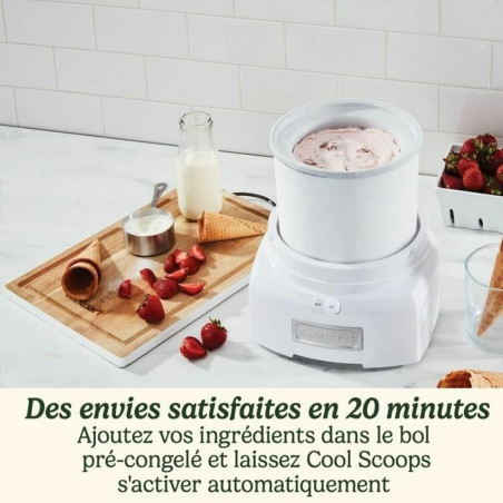 Ice Cream Maker Cuisinart ICE21E White Plastic 1,4 L