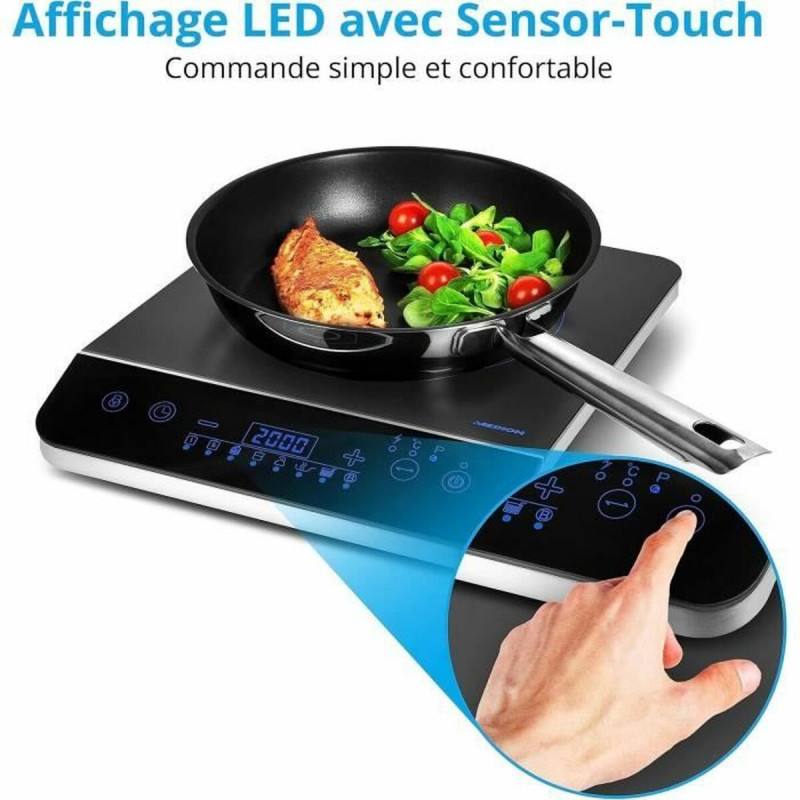 Induction Hot Plate Medion Black 2000 W