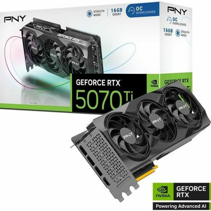 Tarjeta Gráfica PNY nvidia geforce rtx 5070 ti 16 GB